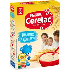 Nestlé Cerelac Farinha Láctea +6m -40% Açúcares 250g