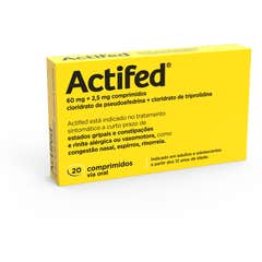 Actifed 60m + 2.5mg 20comp