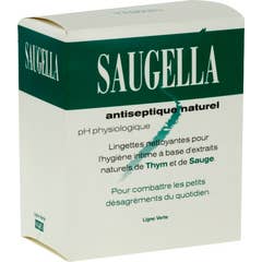 Saugella Lingettes Intimes Antiseptique Naturel 10 Uts SAUGELLA,