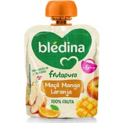Blédina Frutapura Maçã Manga e Laranja +6M 85g