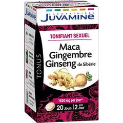 Juvamine Maca-ginseng-gingembre Tonifiant Sexuel 40 Comprimés JUVAMINE,