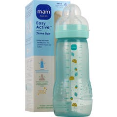 Mam Easy Active Biberão Tetina Fluxo Muito Rápido +6M Ice 330 ml