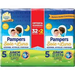 Pampers Sole&amp;Luna Junior 36+2P