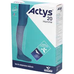 Actys 20 Homme Media Autofix Preta Tamanho 3 1 unid
