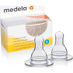 Medela rega o tamanho do fluxo lento S 2uds