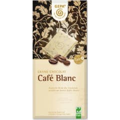 Gepa Barra Chocolate Blanco Trozos Cafe Bio 100g