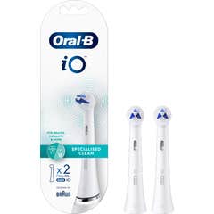 Oral-B iO Specialised Clean Cabezal Cepillo Eléctrico Reca 1 Par