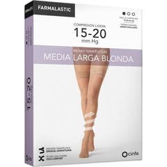 Farmalastic Meia Comprida Ligeira Blonda Camel T M 1 ud