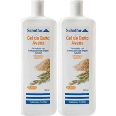 Saludfar Gel Aveia Duplo 2x750ml