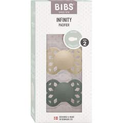 Bibs Infinity Chupeta Simétrica Vanilla Pine +6M 2 Unidades