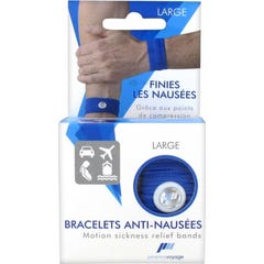 Pharmavoyage Anti-Nail Braceletes Azul Grande