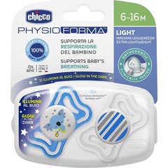 Chicco Kit Chupete Physioforma Light Lumi 6-16M 1ud