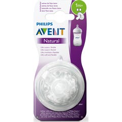 Avent fluxo de tetina natural 2uds recém-nascido