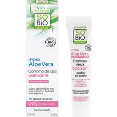 So'Bio Étic Contorno Olhos Calmante Bisabolol-Aloé Bio 15ml