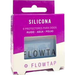 Flowtap Protetor Ouvidos Silicone 6 Unidades