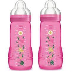 Mam Biberón Easy Niña Flujo Activo 2x330ml