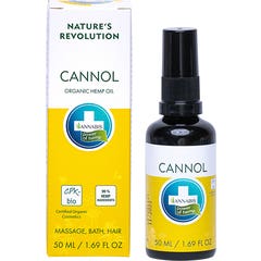 Óleo de cânhamo natural de Annabis Cannol 50ml