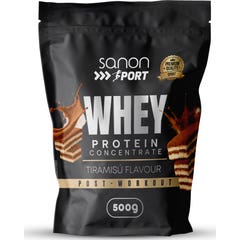 Sanon Sport Proteína Whey 80% Tiramisu 500 g