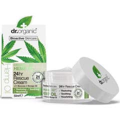 Dr. Creme de Resgate de Cânhamo Orgânico 24 H 50Ml