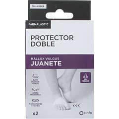 Farmalastic Protetor Duplo Joanetes Tamanho Único 2 Unidades