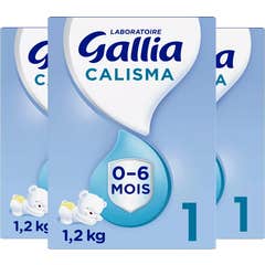 Gallia Calisma Pack Leite em Pó 1 0-6M 3x1.2 kg