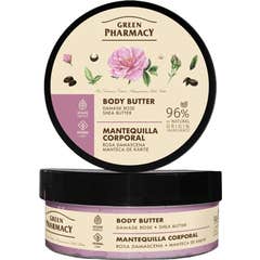Green Pharmacy Manteiga Corporal Rosa de Damasco Karité 200 ml