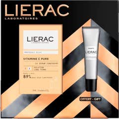 Lierac Coffret Protocolo Brilho Serum Vitamin C + Diopti Olheira
