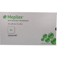 Mepilex Apósito Sil Absorbente 10x20cm 5uds