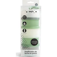 Saro Doseador de Leite em Pó Verde 5 Unidades