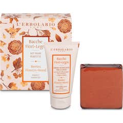 L'Erbolario Frutos Filvestres Flores Kit Mãos Perfeitas Creme + Sabonete