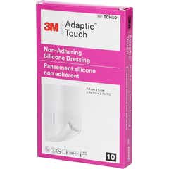 3M Adaptic Touch 7.6 x 5 cm Penseira de Silicone 10 un.