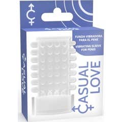Casual Love Manga do Pénis Vibratória Transparente 1pc