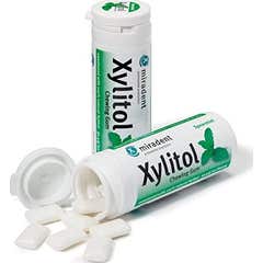 Miradent Chicle Xilitol Menta Verde 30uds