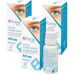 Farline Gotas Hidratantes com Ácido Hialurônico 0,2% 3x15 ml