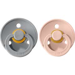Bibs Duo Latex Pacifier Cloud Blush 6-18M 2 peças
