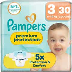 Pampers Premium Protection Fraldas Tamanho 3 6-10 kg 30 unid.