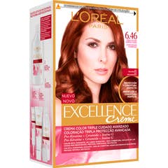 L'Oreal Set Excellence Creme Tint 646 Dark Blonde Coppery Auburn