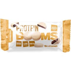 Quamtrax Booms Proteica de Chocolate Branco 3x18g