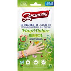 Zanzarella Pulseras Colores Play & Nature 25uds