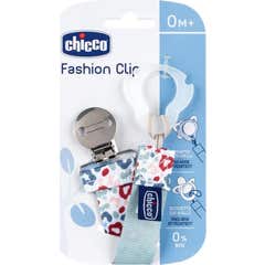 Chicco Fashion Clip Prende-chupetas 0m+ Neutro 1 un.