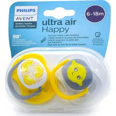 Philips Avent Chupete Ultra Air 6-18M 2uds Philips Avent Chupete Ultra Air 6-18M 2uds