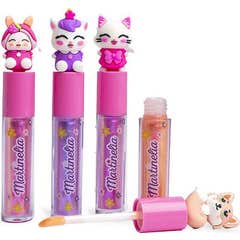 Martinelia Friendly Animals Lip Gloss Cores Sortidas 3 ml