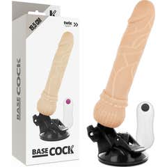 Basecock Vibrador Realístico Controle Remoto Natural 19,5cm 1pc