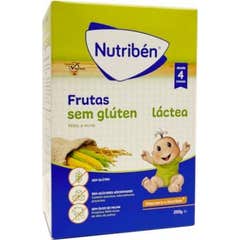 Nutriben Farinhas Frutas Sem Glúten Láctea 250g