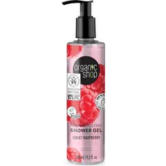 Organic Shop Sense Boosting Shower Gel Sweet Raspberry 280ml Organic Shop Sense Boosting Shower Gel Sweet Raspberry 280ml