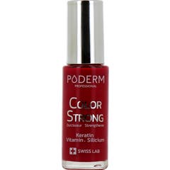 Poderm Verniz Color Strong Endurecedor Rouge Rose 8 ml