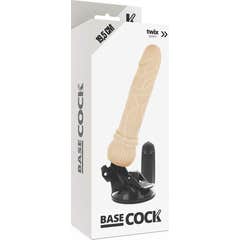 Basecock Vibrador Realístico Controle Remoto Natural 19,5cm 1pc