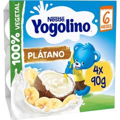 Yogolino Pack Boiões Coco e Banana +6m Sem Glúten 4x90g