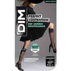 Dim Perfect Contention 1 Calcetín Negro Transparent 25D 1 Par
