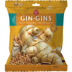 Gin Gins Spicy Turmeric Ginger Chews Bio 60g